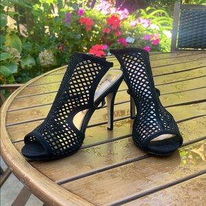 Madden Girl Black Cutout Heels